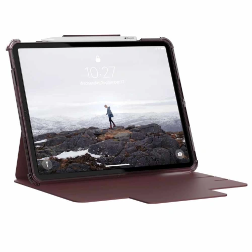 Kup Etui UAG Urban Armor Gear Lucent [U] Apple iPad Pro 12.9 2020/2021 (4. i 5. generacji) z uchwytem do Apple Pencil (aubergine/dus - UAG656AUB - {ean13} - Sklep Home Screen