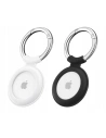 Etui din silicon ESR Cloud Apple AirTag Alb & Negru