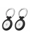 Silikonowe etui ESR Cloud Apple AirTag Black & Black
