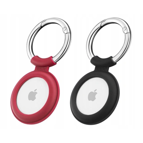 Kup Silikonico etui ESR Cloud Apple AirTag Roșu & Negru - ESR317REDBLK - {ean13} - Sklep Home Screen