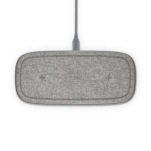 Kup Încărcător wireless inductiv dublu Moshi Sette Q Qi (Nordic Grey) - MOSH144GRY - {ean13} - Sklep Home Screen