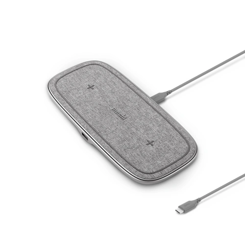 Kup Încărcător wireless inductiv dublu Moshi Sette Q Qi (Nordic Grey) - MOSH144GRY - {ean13} - Sklep Home Screen