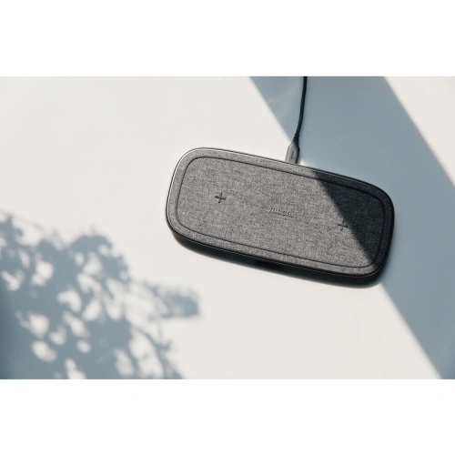 Kup Încărcător wireless inductiv dublu Moshi Sette Q Qi (Nordic Grey) - MOSH144GRY - {ean13} - Sklep Home Screen