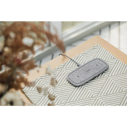 Kup Încărcător wireless inductiv dublu Moshi Sette Q Qi (Nordic Grey) - MOSH144GRY - {ean13} - Sklep Home Screen