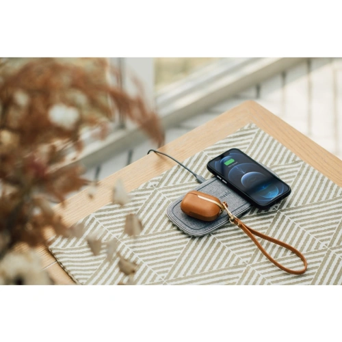 Buy Moshi Sette Q Dual Qi Wireless Charger (Nordic Gray) - MOSH144GRY - {ean13} - Home Screen Store Europe