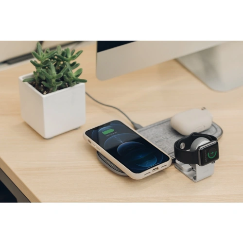 Kup Încărcător wireless inductiv dublu Moshi Sette Q Qi (Nordic Grey) - MOSH144GRY - {ean13} - Sklep Home Screen