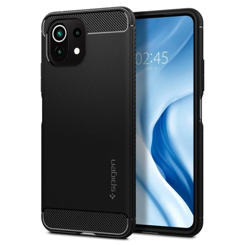 Kup Spigen Xiaomi Gehäuse Rugged Armor Mi 11 Lite LTE/5G Mattschwarz - SPN1624BLK - {ean13} - Sklep Home Screen