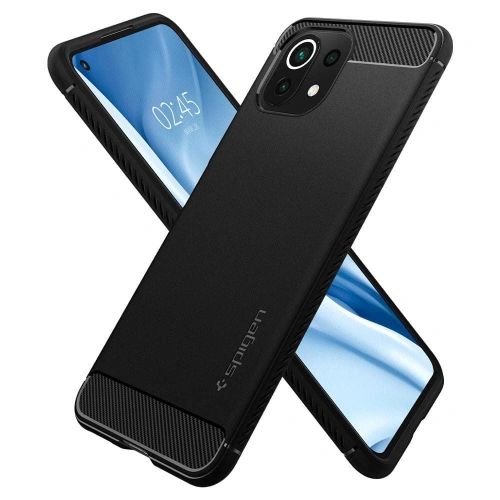 Kup Etui Spigen Rugged Armor Xiaomi Mi 11 Lite LTE/5G Matte Black - SPN1624BLK - {ean13} - Sklep Home Screen