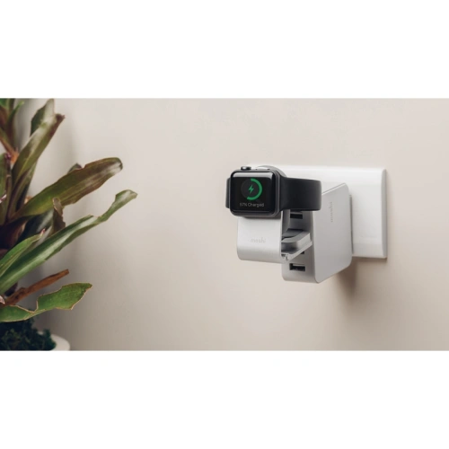 Kup Încărcător pliabil MFi pentru Apple Watch Moshi Flekto cu cablu USB (argintiu) - MOSH145SLV - {ean13} - Sklep Home Screen