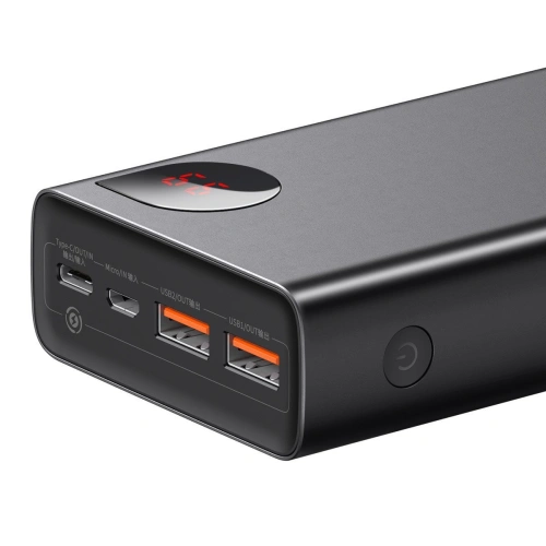 Kup PowerBank Baseus Adaman Metal 20000mAh, PD, QC 3.0, 65W, 2xUSB + USB-C + micro USB, (černý) - BSU2696BLK - {ean13} - Sklep Home Screen
