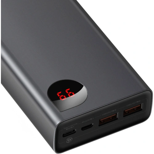 Kup PowerBank Baseus Adaman Metal 20000mAh, PD, QC 3.0, 65W, 2xUSB + USB-C + micro USB, (černý) - BSU2696BLK - {ean13} - Sklep Home Screen