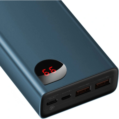 Kup PowerBank Baseus Adaman Metal 20000mAh, PD, QC 3.0, 65W, 2xUSB + USB-C + micro USB, (modrý) - BSU2697BLU - {ean13} - Sklep Home Screen
