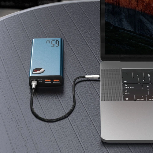 Kup PowerBank Baseus Adaman Metal 20000mAh, PD, QC 3.0, 65W, 2xUSB + USB-C + micro USB, (modrý) - BSU2697BLU - {ean13} - Sklep Home Screen