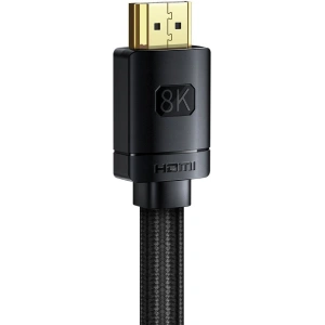 Kabel HDMI 2.1 Baseus High Definition Series, 8K 60Hz, 3D, HDR, 48Gbps, 3m (czarny)