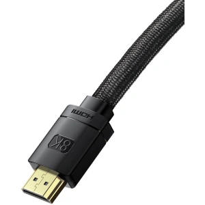 Kabel HDMI 2.1 Baseus High Definition Series, 8K 60Hz, 3D, HDR, 48Gbps, 3m (czarny)