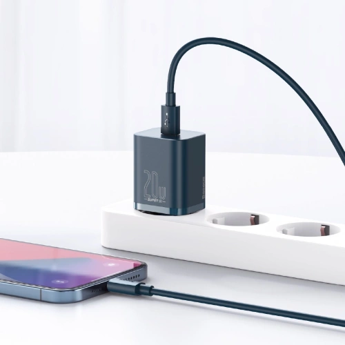 Kup Încărcătorul de rețea Baseus Super Si Quick Charger 1C 20W (albastru) - BSU2699BLU - {ean13} - Sklep Home Screen