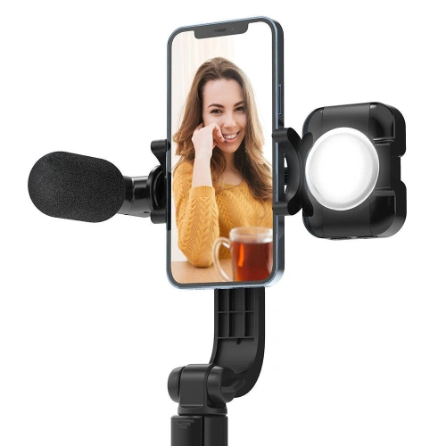 Kup Stativ / tripod / Selfie stick BlitzWolf BW-BS15 se světlem a mikrofonem - BLZ378 - {ean13} - Sklep Home Screen