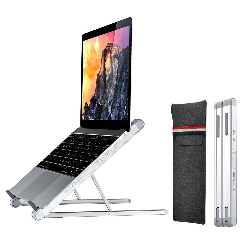 Podstawka Pod Laptop BlitzWolf BW-ELS1, 9.7-15.6, Regulowana (Srebrna) 