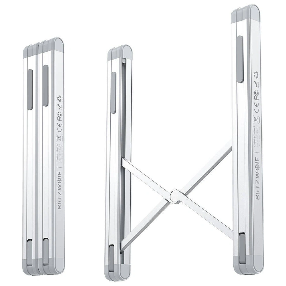 Podstawka Pod Laptop BlitzWolf BW-ELS1, 9.7-15.6, Regulowana (Srebrna) 