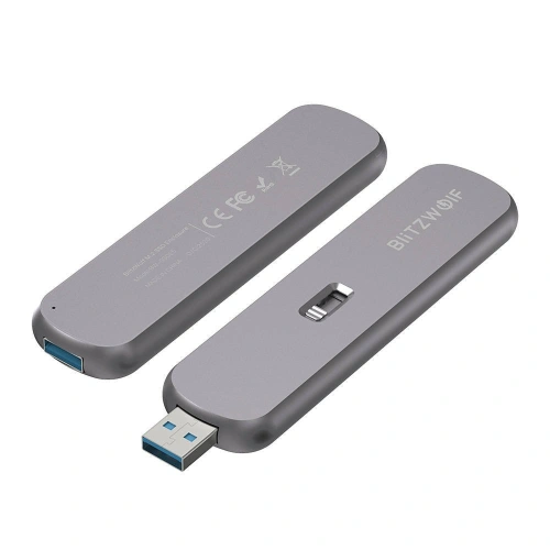 Kup Carcasa pentru disc SATA M.2 SSD BlitzWolf BW-SSDE3 B-key, 5Gbps, USB-A - BLZ383 - {ean13} - Sklep Home Screen