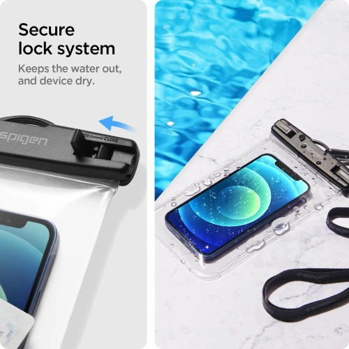 Buy Spigen A601 Universal Waterproof Case Crystal Clear [2 PACK] - SPN1626CL - {ean13} - Home Screen Store Europe