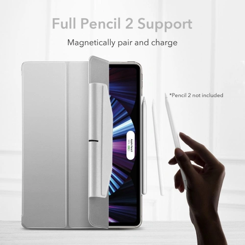 Buy ESR Ascend Trifold Apple iPad Pro 11 2021 Silver Grey - ESR324SLVGRY - {ean13} - Home Screen Store Europe