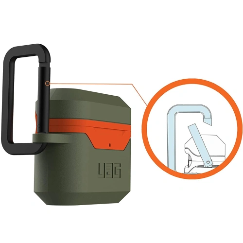 Kup Etui UAG Urban Armor Gear V2 Apple AirPods Pro (oliv/portocalie) - UAG636OLIORG - {ean13} - Sklep Home Screen
