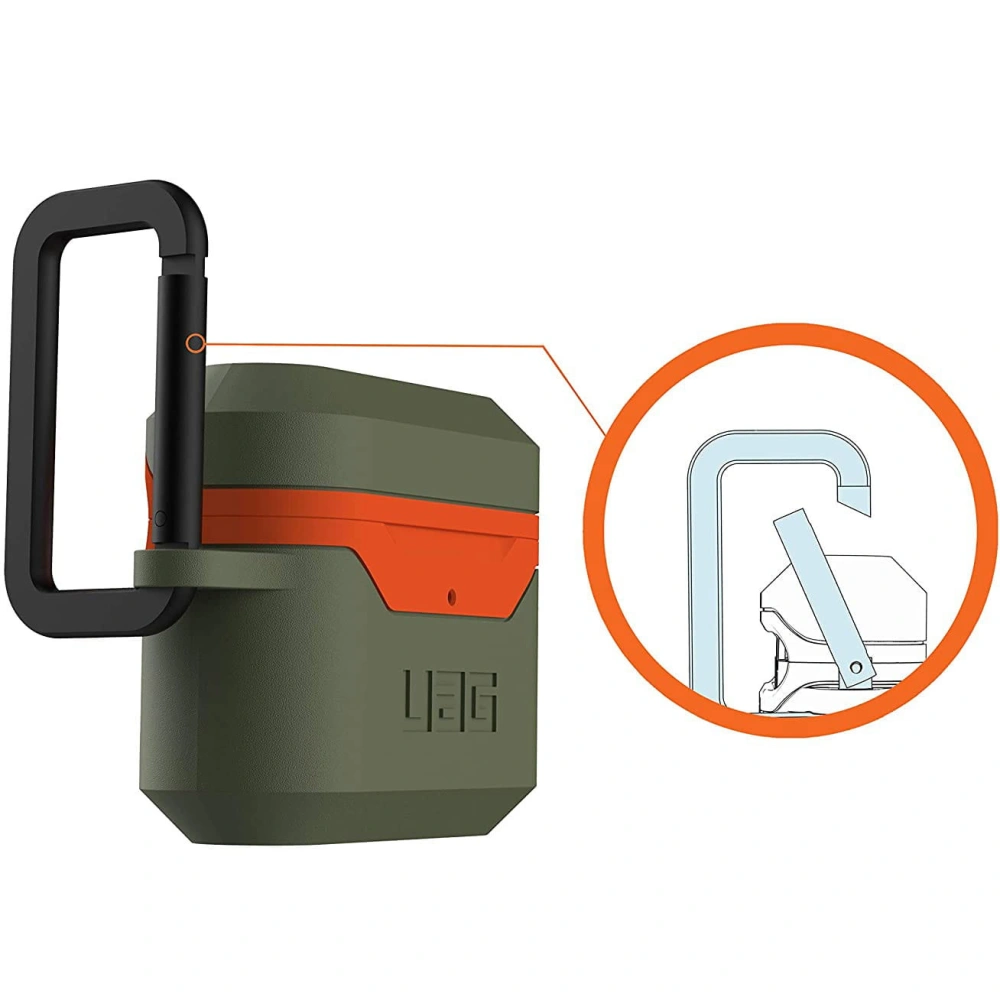 Etui UAG Urban Armor Gear V2 Apple AirPods Pro (olive/orange)