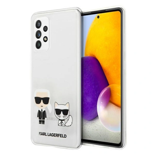 Kup Etui Karl Lagerfeld KLHCA72CKTR Samsung Galaxy A72 keménytok Átlátszó Karl & Choupette - KLD505CL - {ean13} - Sklep Home Screen