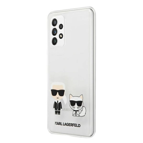 Kup Etui Karl Lagerfeld KLHCA72CKTR Samsung Galaxy A72 keménytok Átlátszó Karl & Choupette - KLD505CL - {ean13} - Sklep Home Screen