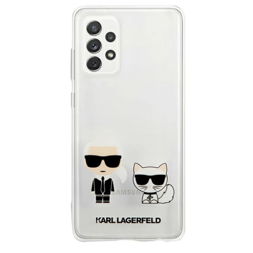 Kup Etui Karl Lagerfeld KLHCA72CKTR Samsung Galaxy A72 keménytok Átlátszó Karl & Choupette - KLD505CL - {ean13} - Sklep Home Screen