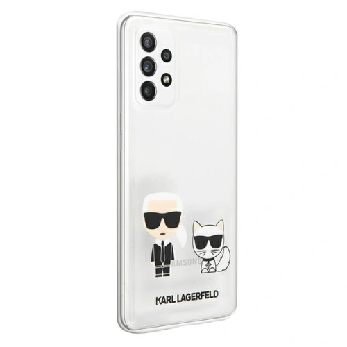 Kup Etui Karl Lagerfeld KLHCA72CKTR Samsung Galaxy A72 keménytok Átlátszó Karl & Choupette - KLD505CL - {ean13} - Sklep Home Screen