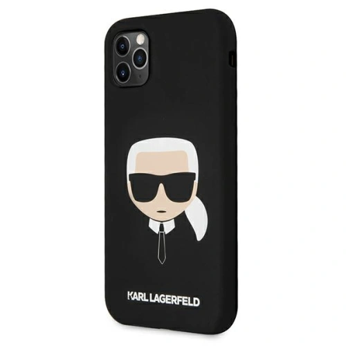 Kup Karl Lagerfeld Apple Tasche KLHCN58SLKHBK iPhone 11 Pro schwarz/schwarz Hartschale Silikon Karl`s Head - KLD506BLK - {ean13} - Sklep Home Screen