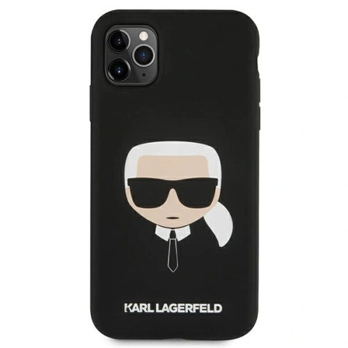 Kup Karl Lagerfeld Apple Tasche KLHCN58SLKHBK iPhone 11 Pro schwarz/schwarz Hartschale Silikon Karl`s Head - KLD506BLK - {ean13} - Sklep Home Screen