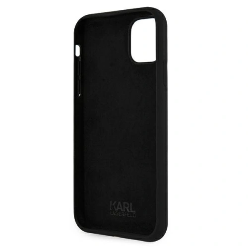 Kup Karl Lagerfeld Apple Tasche KLHCN58SLKHBK iPhone 11 Pro schwarz/schwarz Hartschale Silikon Karl`s Head - KLD506BLK - {ean13} - Sklep Home Screen