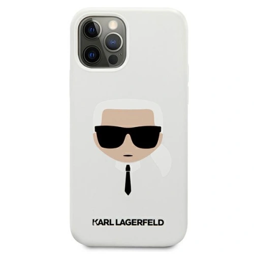 Kup Etui Karl Lagerfeld KLHCP12MSLKHWH Apple iPhone 12/12 Pro alb/white hardcase Silicone Karl`s Head - KLD507WHT - {ean13} - Sklep Home Screen