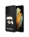 Etui Karl Lagerfeld KLHCS21LKH3DBK Samsung Galaxy S21 Ultra czarny/black hardcase 3D Rubber Karl`s Head