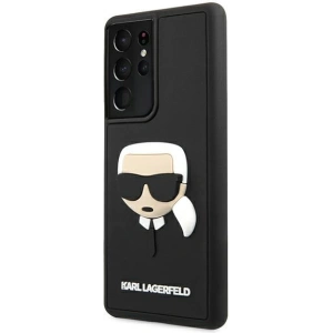 Buy Karl Lagerfeld KLHCS21LKH3DBK Samsung Galaxy S21 Ultra black hardcase 3D Rubber Karl`s Head - KLD508BLK - {ean13} - Home Screen Store Europe