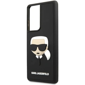 Buy Karl Lagerfeld KLHCS21LKH3DBK Samsung Galaxy S21 Ultra black hardcase 3D Rubber Karl`s Head - KLD508BLK - {ean13} - Home Screen Store Europe