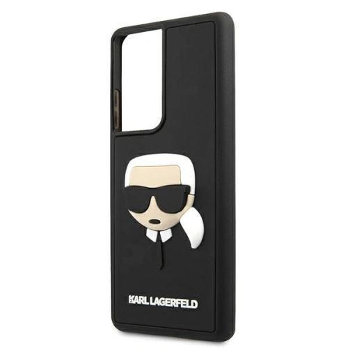 Kup Etui Karl Lagerfeld KLHCS21LKH3DBK Samsung Galaxy S21 Ultra czarny/black hardcase 3D Rubber Karl`s Head - KLD508BLK - {ean13} - Sklep Home Screen