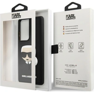 Buy Karl Lagerfeld KLHCS21LKH3DBK Samsung Galaxy S21 Ultra black hardcase 3D Rubber Karl`s Head - KLD508BLK - {ean13} - Home Screen Store Europe