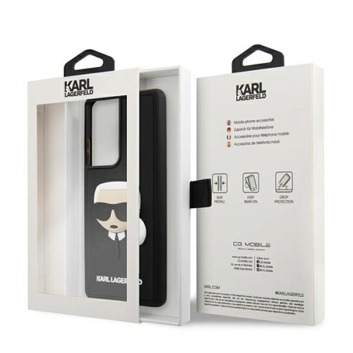 Kup Etui Karl Lagerfeld KLHCS21LKH3DBK Samsung Galaxy S21 Ultra fekete/black hardcase 3D Rubber Karl feje - KLD508BLK - {ean13} - Sklep Home Screen