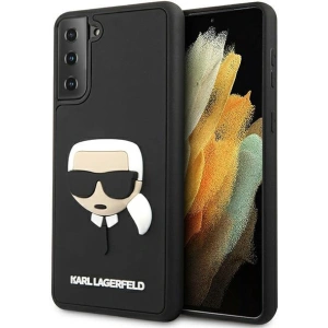 Kup Etui Karl Lagerfeld KLHCS21MKH3DBK Samsung Galaxy S21+ Plus czarny/black hardcase 3D Rubber Karl`s Head - KLD509BLK - {ean13} - Sklep Home Screen