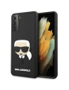 Etui Karl Lagerfeld KLHCS21MKH3DBK Samsung Galaxy S21+ Plus negru/black hardcase 3D Rubber Karl`s Head