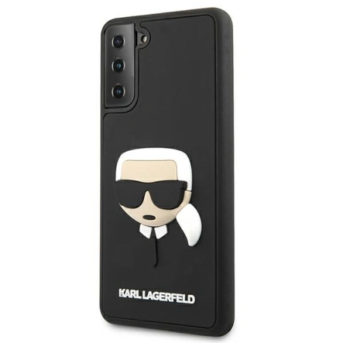 Kup Etui Karl Lagerfeld KLHCS21MKH3DBK Samsung Galaxy S21+ Plus černý/black hardcase 3D Rubber Karl`s Head - KLD509BLK - {ean13} - Sklep Home Screen