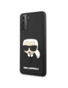 Buy Karl Lagerfeld KLHCS21MKH3DBK Samsung Galaxy S21+ Plus black hardcase 3D Rubber Karl`s Head - KLD509BLK - {ean13} - Home Screen Store Europe