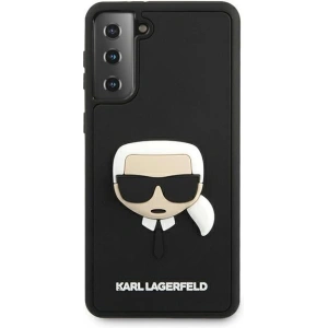 Kup Etui Karl Lagerfeld KLHCS21MKH3DBK Samsung Galaxy S21+ Plus czarny/black hardcase 3D Rubber Karl`s Head - KLD509BLK - {ean13} - Sklep Home Screen