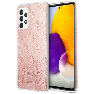 Kup Guess Samsung Gehäuse GUHCA72PCU4GLPI Galaxy A72 rosa/rosa Hartschalengehäuse 4G Glitter - GUE993PNK - {ean13} - Sklep Home Screen