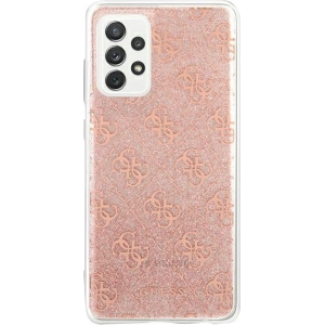 Kup Guess Samsung Gehäuse GUHCA72PCU4GLPI Galaxy A72 rosa/rosa Hartschalengehäuse 4G Glitter - GUE993PNK - {ean13} - Sklep Home Screen
