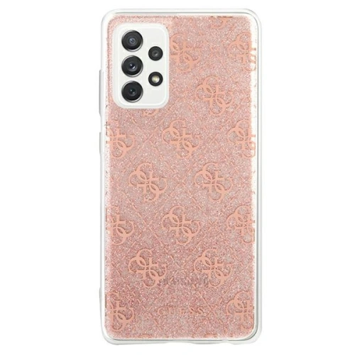 Kup Etui Guess GUHCA72PCU4GLPI Samsung Galaxy A72 rózsaszín/pink kemény tok 4G Glitter - GUE993PNK - {ean13} - Sklep Home Screen